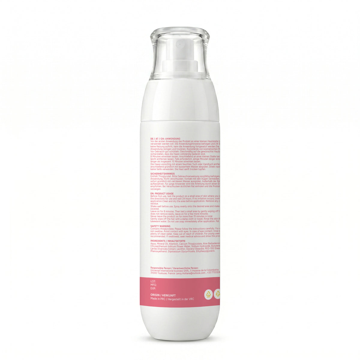 Haarentfernungsspray für Körper & Bikinizone – MyHaut